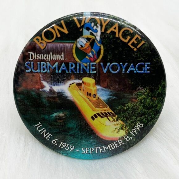 🔮5/$25 Disneyland‎ Donald Duck Bon Voyage Submarine Voyage Pin - Picture 1 of 3